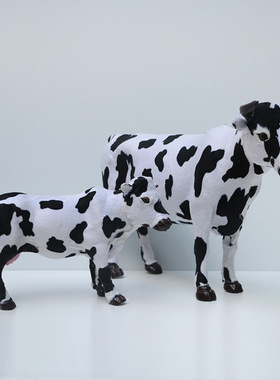 软装超市商场美陈摆件大中小号奶牛低温奶牛奶区场景装饰美陈
