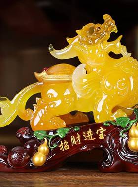 招财进宝旺财纳福貔貅公母一对摆件店铺开业朋友搬家乔迁新居礼物