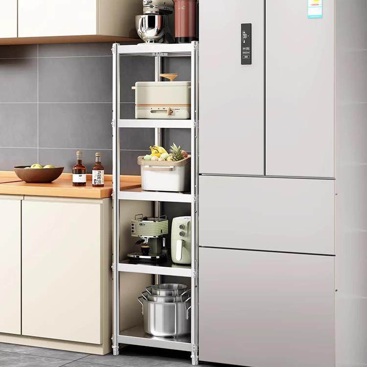 厨房置物架层架落地不锈钢储物架家用烤箱微波炉置物架锅架菜架子,淘宝优惠券,粉丝福利购,淘宝优惠卷