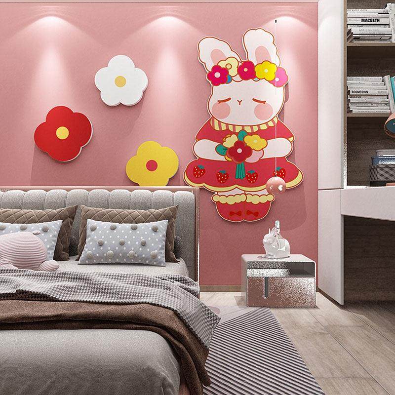 婴儿童房间布置床头背景墙面装饰小公主少女孩打改造用品贴画粉色,淘宝优惠券,粉丝福利购,淘宝优惠卷