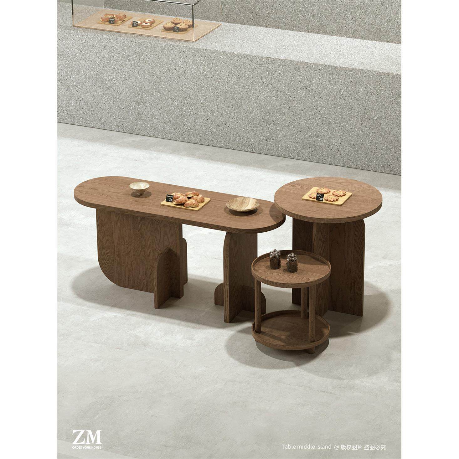 流动桌高低岛桌烘焙店咖啡厅茶具推广展示桌样展示桌定制,淘宝优惠券,粉丝福利购,淘宝优惠卷