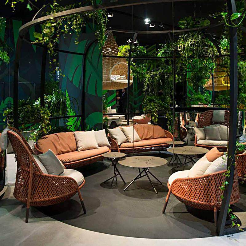 户外沙发庭院花园懒人创意防晒藤椅设计师民宿单双人沙发茶几组合,淘宝优惠券,粉丝福利购,淘宝优惠卷