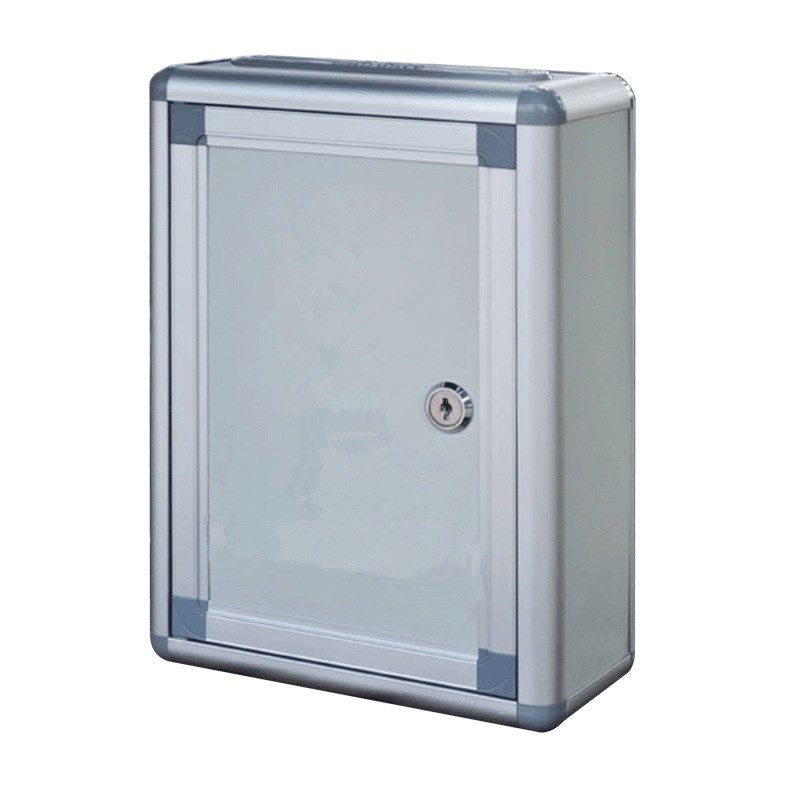 厂家直供小号意见箱铝合金挂墙带锁室外投诉箱举报X箱投票箱信箱 - 图0