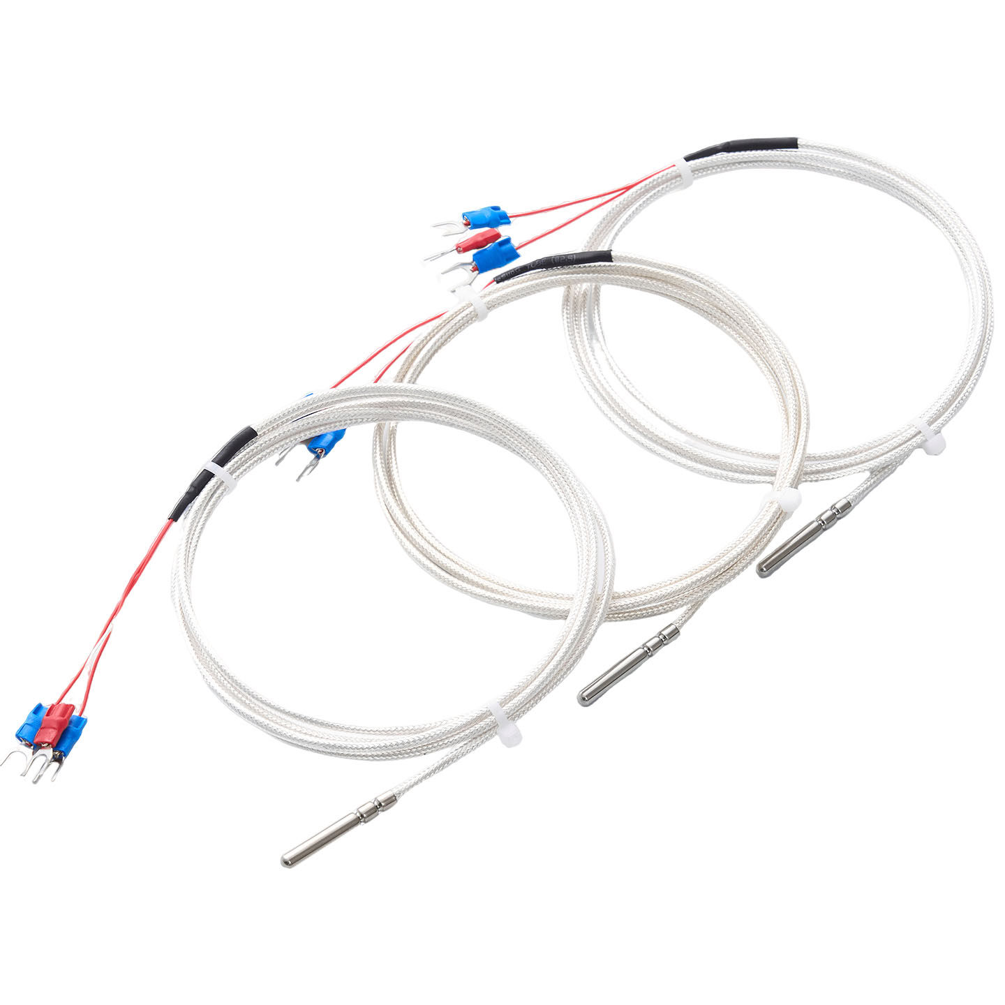 pt100温度传感器滚槽感温探头防水测温线K热电偶高精度铂热电阻,淘宝优惠券,粉丝福利购,淘宝优惠卷