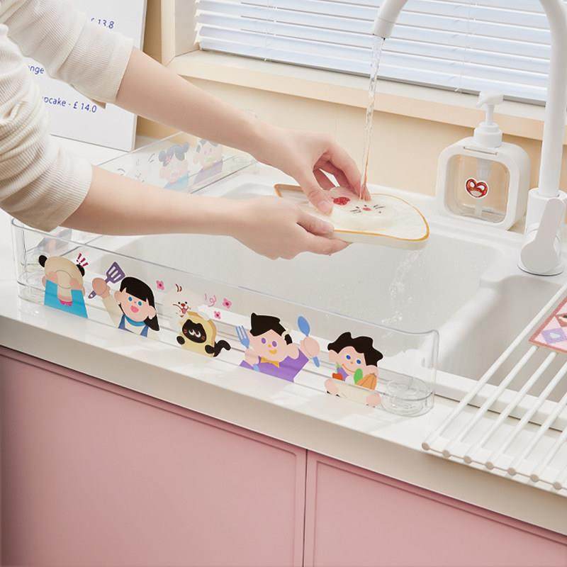 诺室幸福家水槽挡水板厨房水槽洗碗池防溅水挡板隔板矽胶挡水条,淘宝优惠券,粉丝福利购,淘宝优惠卷