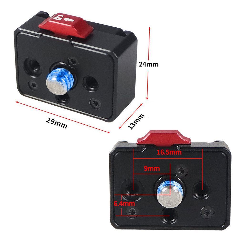 XINTE/馨特 运动相机快拆套装迷你快装板适用GoPro13/instaX5/OSMO360/action5系列1/4转接头固定座支架配件,淘宝优惠券,粉丝福利购,淘宝优惠卷