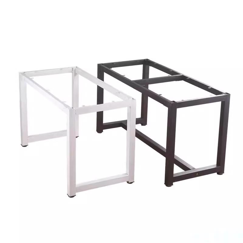 铁艺餐桌腿架子工作台书桌电脑桌脚支架金属支架茶几吧台桌架定制 - 图3