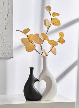 花瓶摆件北欧创意陶瓷客厅插花高级感家居玄关餐桌轻奢艺术装饰品