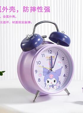 hellokitty库洛米闹钟学生专用强力起床神器儿童女孩静音时钟