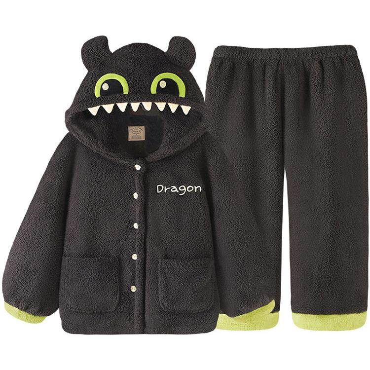 【设计师款】情侣睡衣女冬季保暖珊瑚绒加厚家居服可爱秋冬套装男,淘宝优惠券,粉丝福利购,淘宝优惠卷