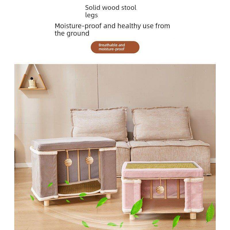 采购产品实木猫窝，凳子，宠物窝，狗窝，四季透气防潮猫屋，宠物,淘宝优惠券,粉丝福利购,淘宝优惠卷