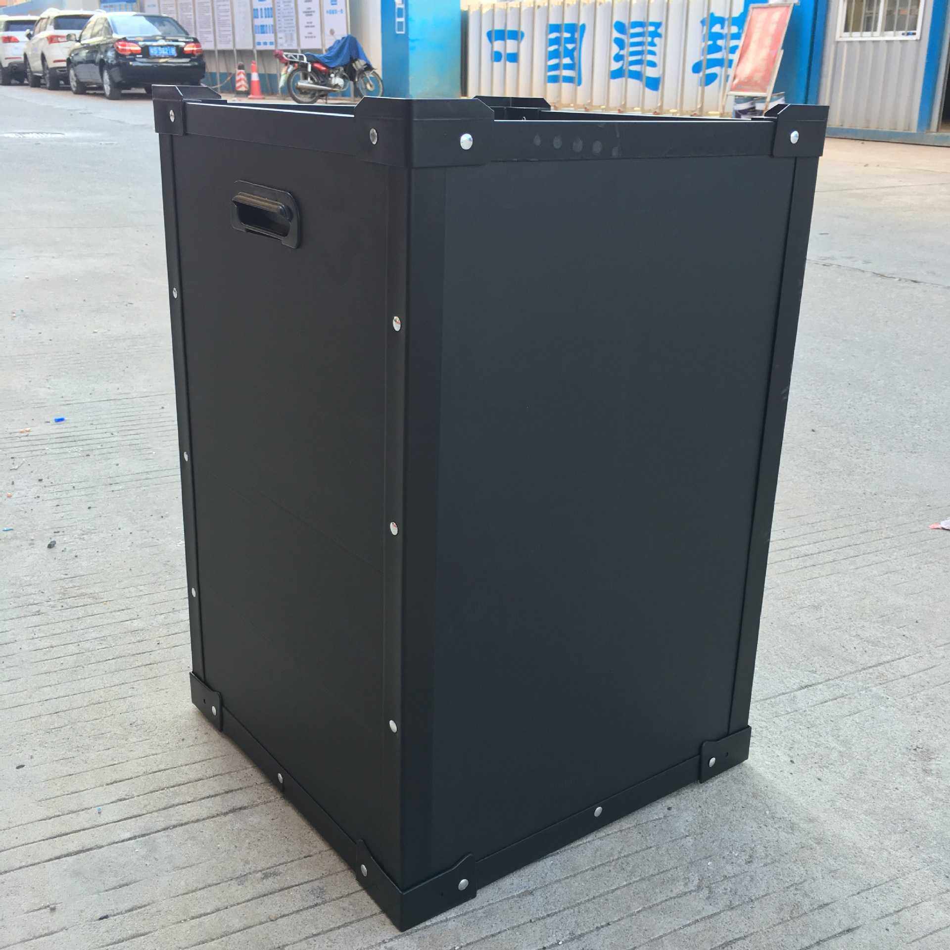 黑色中空板骨架周转箱防静电带刀卡PP瓦楞板塑胶箱电子隔板万通箱,淘宝优惠券,粉丝福利购,淘宝优惠卷