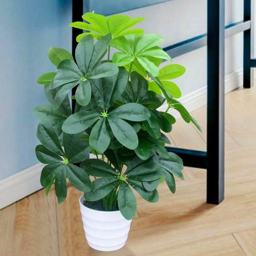 假树仿真植物发财树落地装饰盆栽客厅家居摆设室内绿植假盆景摆件 - 图1