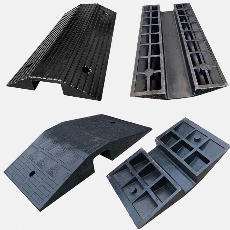 桥型过线 线槽门槛垫双斜坡路沿坡线 线缆护槽门坎垫汽车斜坡垫减 - 图3