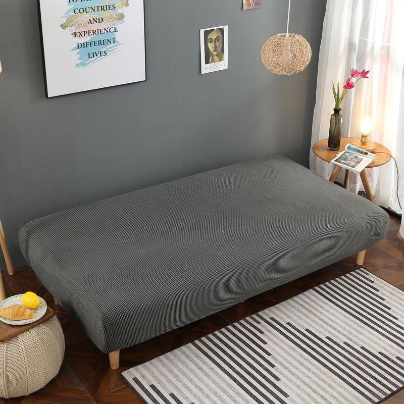 加厚简易床笠式防滑卍能折叠弹力无扶手沙发床套罩垫巾全包保护套 - 图1
