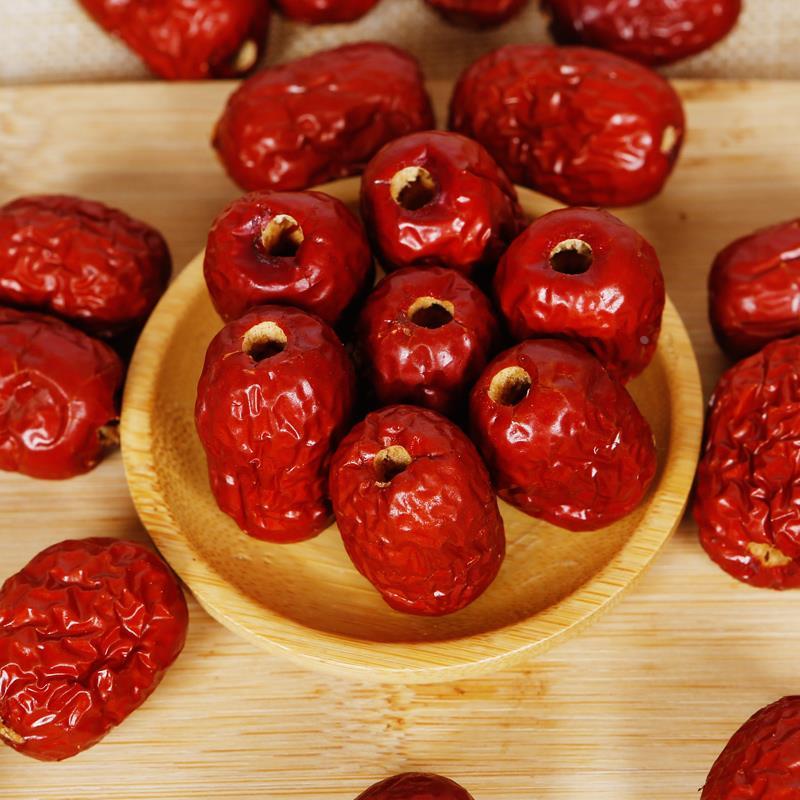 新货无核红枣5斤沧州金丝小枣空心去核红枣干包邮零食煮粥打豆浆 - 图0
