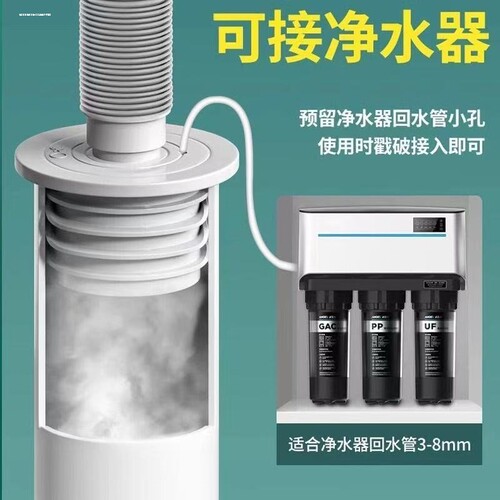 下水道密封塞厨房防臭神器卫生间硅胶通用型地漏下排水管道封口盖 - 图2