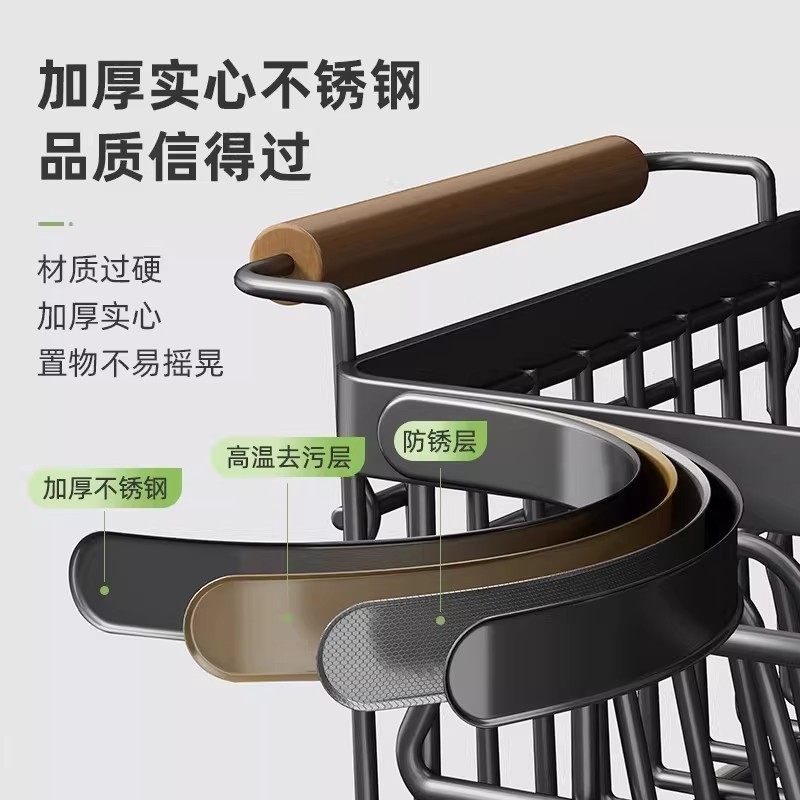 德国厨房碗架沥水架304不锈钢碗碟置物架台面放碗筷盘子收纳篮筐,淘宝优惠券,粉丝福利购,淘宝优惠卷