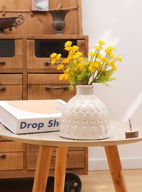 2025新款仿真花艺装饰家居客厅摆件米果插花婚庆跨境热销仿真花束