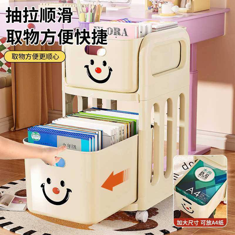 零食置物架小推车宿舍寝室用品神器塑料家用办公室带轮桌下收纳柜,淘宝优惠券,粉丝福利购,淘宝优惠卷