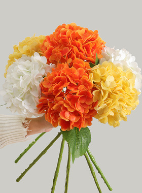 样板房软装摆件仿真手感保湿168片绣球花 婚庆家居装饰假花