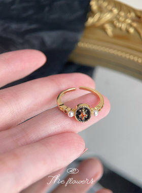 文艺复古港风14K黑戒4