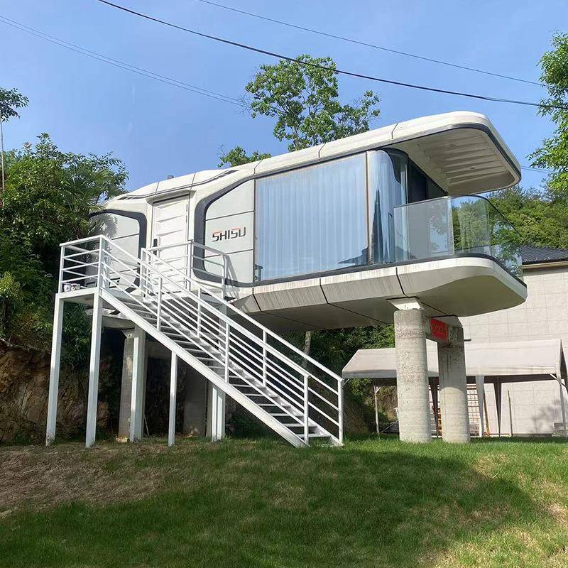 户外网红太空舱民宿创意酒店集成房屋公园景区露营星空阳光房 - 图0