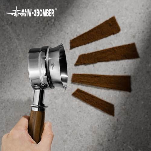 MHW-3BOMBER轰炸机接粉环 意式咖啡机51/53/54/58mm不锈钢接粉器 - 图3