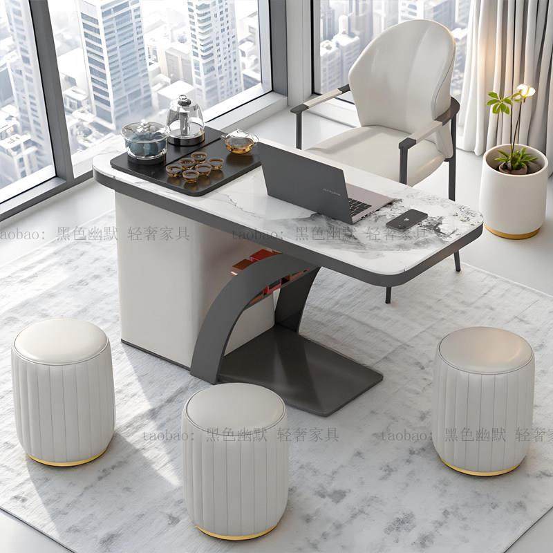 阳台茶桌小户型家用办公迷你轻奢高级感茶台椅组合带电磁炉泡茶桌,淘宝优惠券,粉丝福利购,淘宝优惠卷