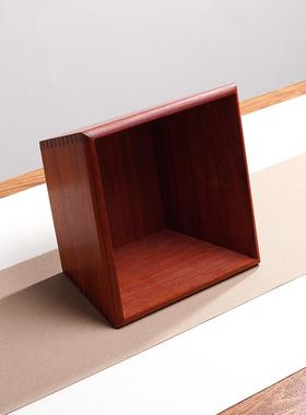 米斗老式升斗红木日进斗金拜斗实木榫卯招财家用客厅创意木质摆件