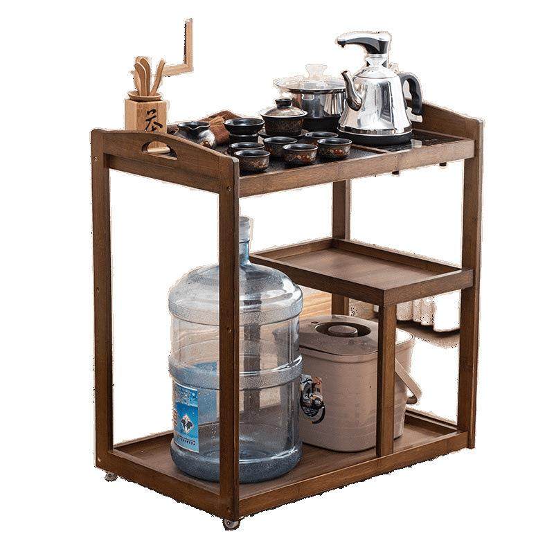 移柜动茶车茶桌家用茶水多功能上厅水一体茶盘套装现代简客约CRI - 图3