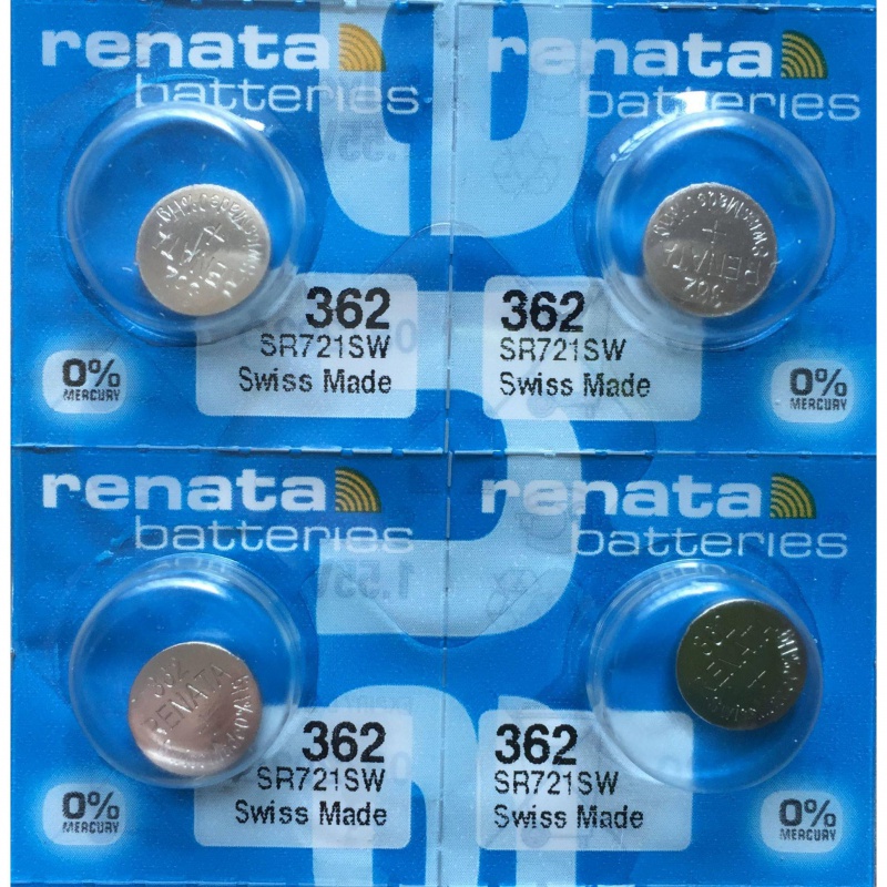 适用于瑞士renata纽扣电池SR721SW 362 SR58 D361原装手表1.55V电子包邮