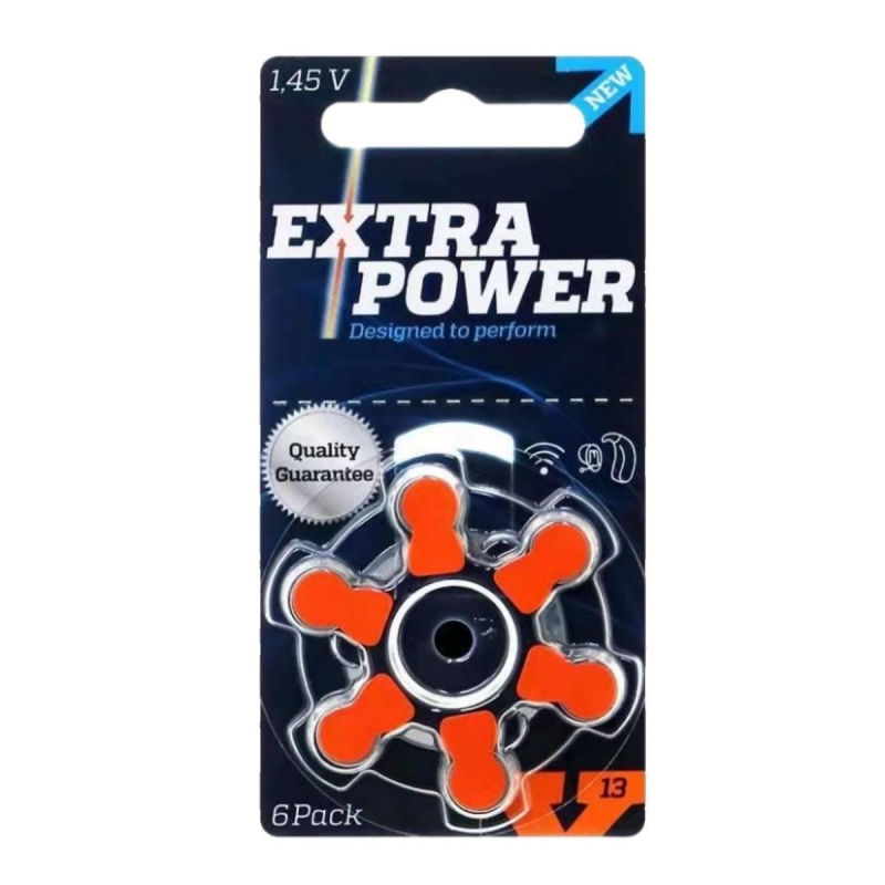 适用于动力王助听器电池A13/P13/E13原装进口PR48纽扣电子1.45V