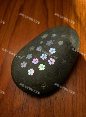 螺钿花漆器镶嵌大漆天然螺钿