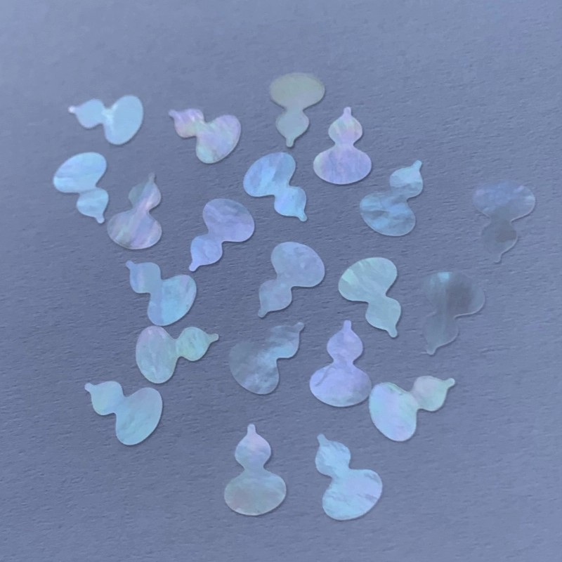 葫芦螺钿片白蝶贝夜光贝片珍珠母贝片大漆漆器漆画漆艺镶嵌材料 - 图1