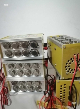 老式低频机头自激晶体管升压器金8管12V变压器