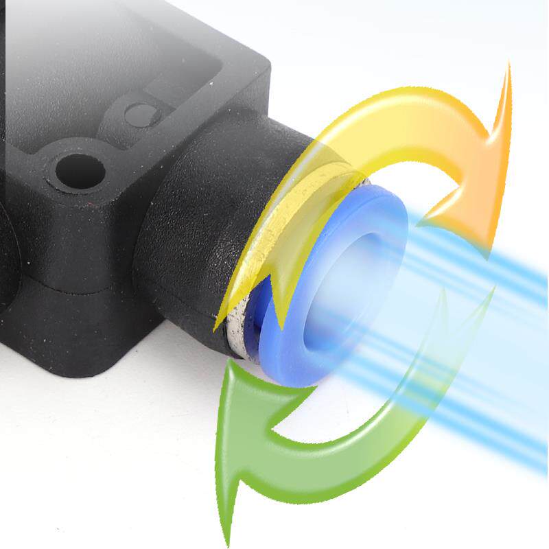 气动SA4快速接头SA6管道节流阀SA8 SA10 SA12 可调节塑料气管接头 - 图2