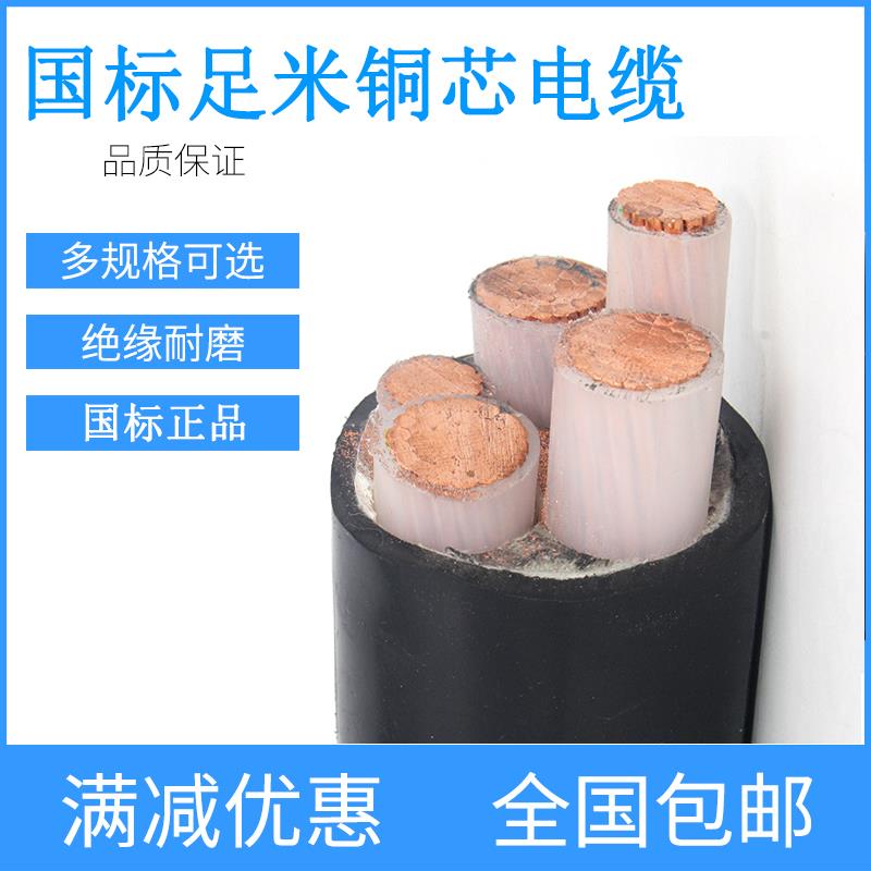 YJV电力电缆2 3 4 5芯10 16 25平方35架空动力电缆线ZR室外VV铜芯 - 图0