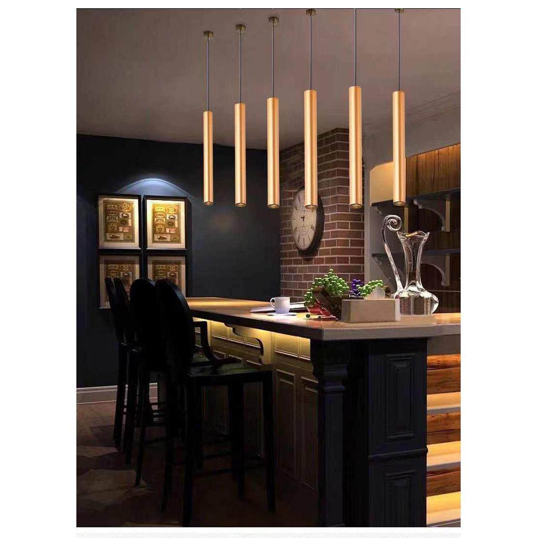 led简约吧台吊灯明装吊线长筒灯射灯现代餐厅前台圆柱形聚光吊灯,淘宝优惠券,粉丝福利购,淘宝优惠卷