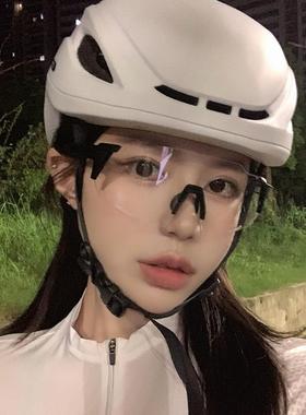 骑行眼镜女日夜两用近视可配有度数防风眼镜护目镜自行车户外运动