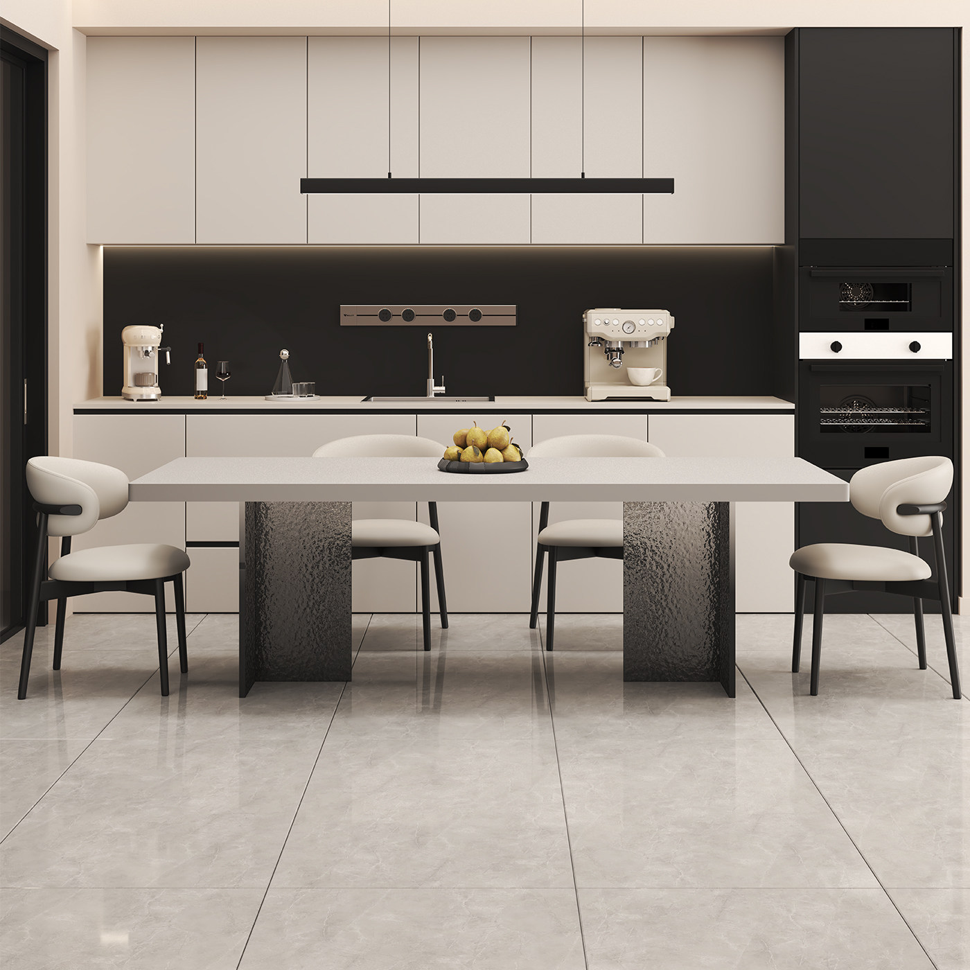 长方形全托岩板餐桌轻奢现代简约亚克力悬浮小户型家用吃饭桌组合,淘宝优惠券,粉丝福利购,淘宝优惠卷