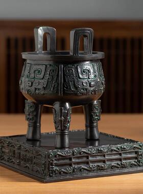 古董青铜大型世纪保定装饰品香炉家庭办公装饰品开幕礼品