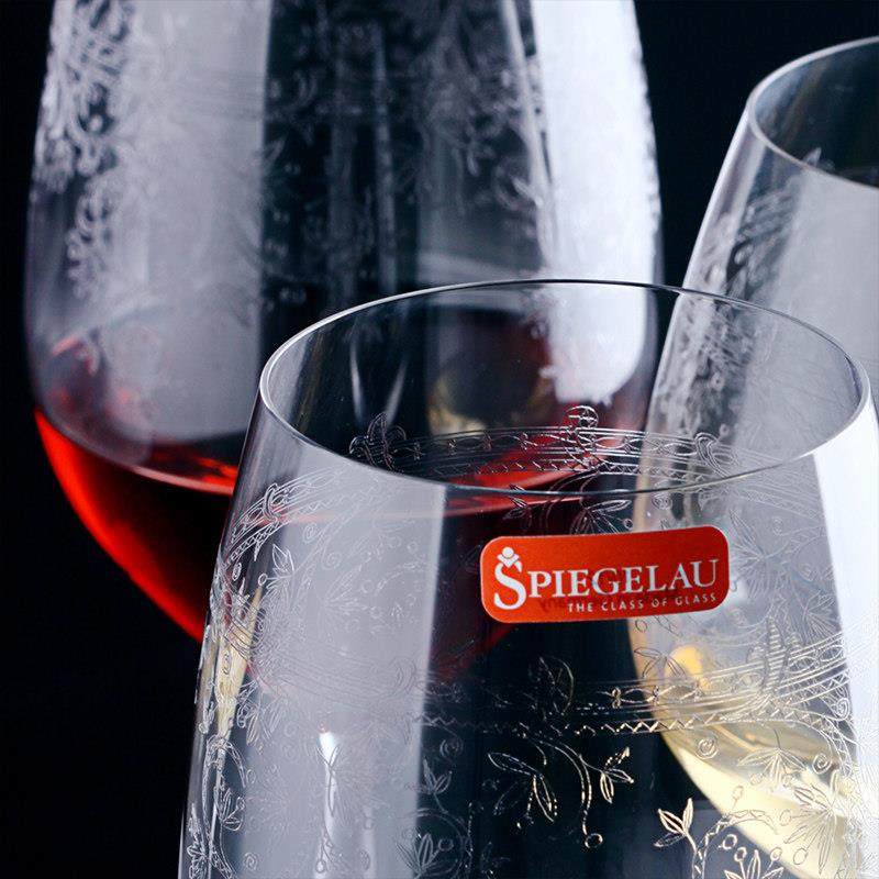 德国Spiegelau进口水晶玻璃葡萄酒杯高脚雕花刻花红酒杯波尔多杯,淘宝优惠券,粉丝福利购,淘宝优惠卷