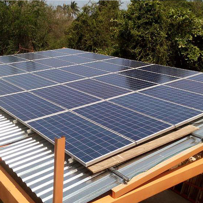 彩钢瓦屋顶安装电池板铝合金材质光伏支架 - 图2