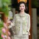 Xizi/Lotus Vest Intangible Song Brocade Luosang Silk Reversible New Style Chinese Vest/MJBH1237