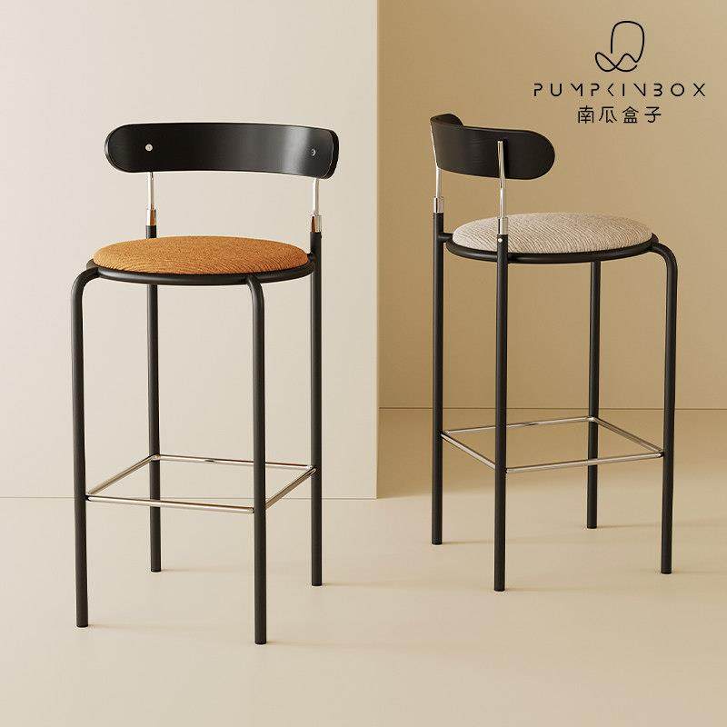 中古吧台椅现代简约家用轻奢休闲 岛台高脚椅创意咖啡厅设计师吧,淘宝优惠券,粉丝福利购,淘宝优惠卷