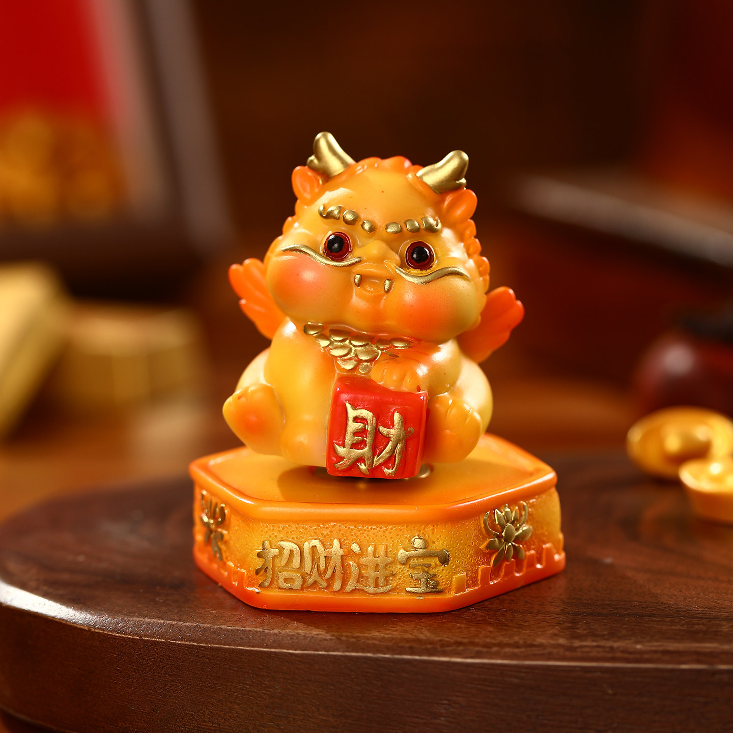 创意桌面财神招财猫小摆件可旋转工位书房装饰品趣味解压送人礼物,淘宝优惠券,粉丝福利购,淘宝优惠卷