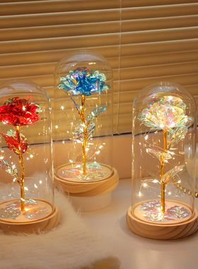 玫瑰花束摆件高级感母亲节礼品