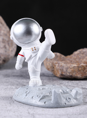 创意宇航员手机支架小摆件