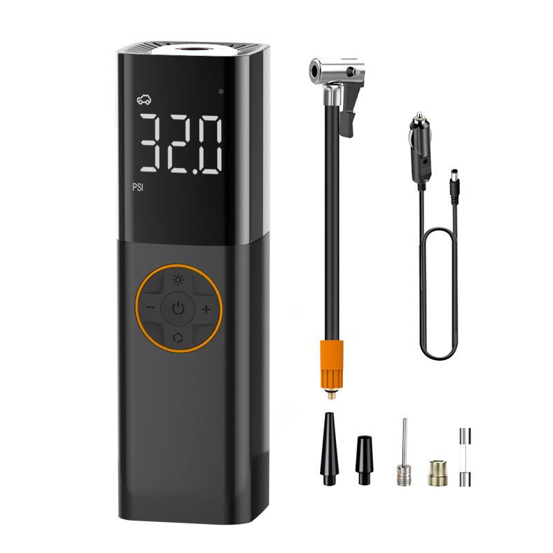 225年跨境新款载便携式充车气泵智能打气机多功能0高DSR高压充速 - 图3